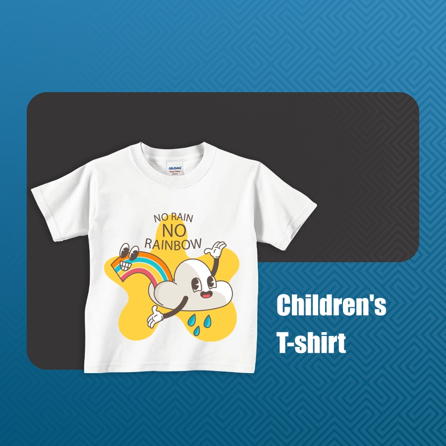 چاپ روی تیشرت بچه گانه با بهترین کیفیت